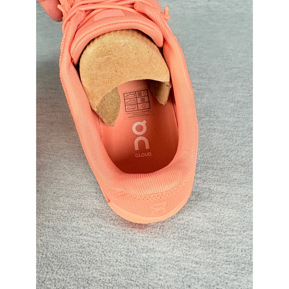 On Cloud 6 Running Sneakers Womens 9.5 Sunstone Orange Low Top - Picture 6 of 12